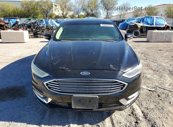 3FA6P0D95JR132063 2018 FORD FUSION Black Հետևի տեսք