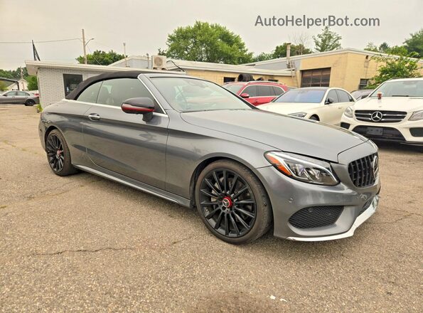 WDDWK4JB8HF422656 2017 MERCEDES-BENZ C Gray Հետևի ձախ