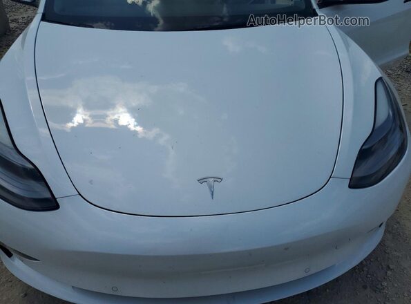 5YJ3E1EA1MF084679 2021 TESLA MODEL White Vista del compartimento del motor
