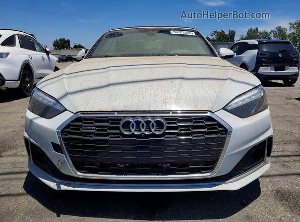 WAUWAGF58MN003611 2021 AUDI A5 White Widok z tyłu
