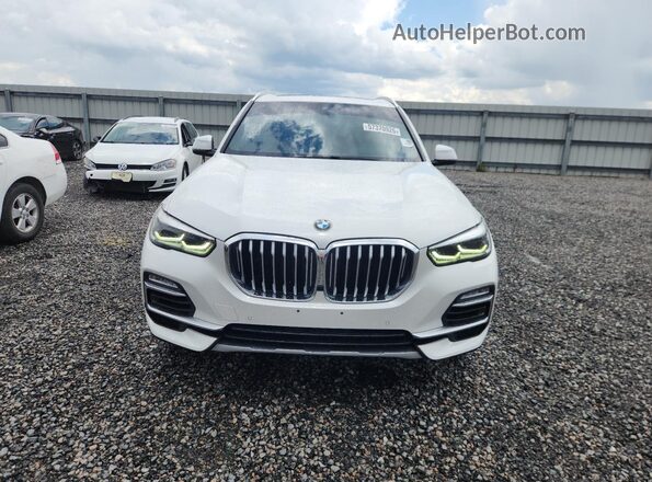 5UXCR6C50KLL10694 2019 BMW X5 White Widok z tyłu