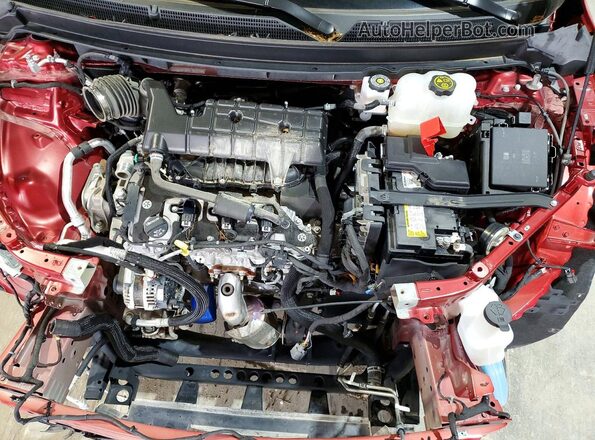 5GAERBKW8NJ165919 2022 BUICK ENCLAVE Maroon Widok komory silnika