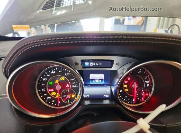 WDDJK7DA8HF049925 2017 MERCEDES-BENZ SL Blue Rear seats view
