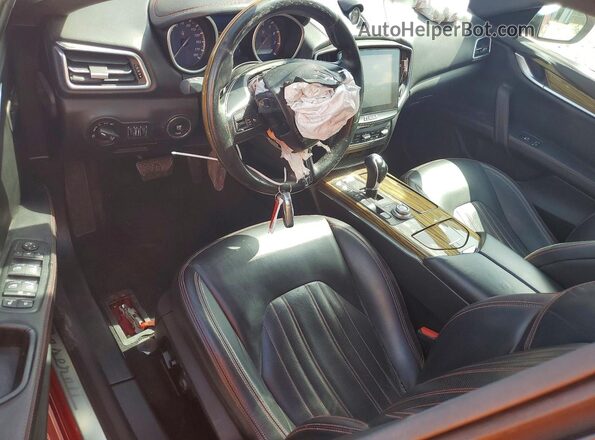 ZAM57RTL0H1196406 2017 MASERATI GHIBLI Red Vista del cuadro de instrumentos