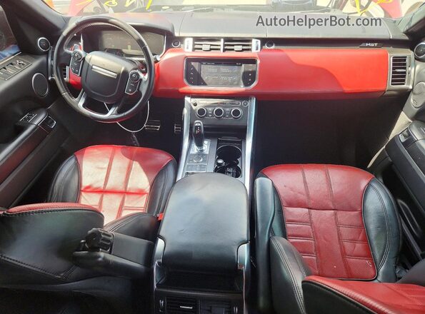 SALWS2VF5GA560655 2016 LAND ROVER RANGE Red Widok zestawu wskaźników