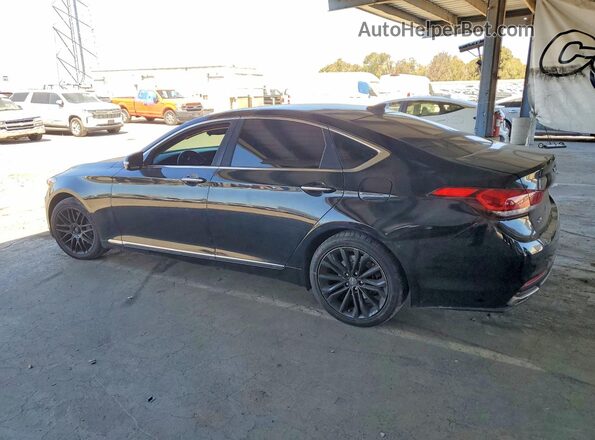 KMHGN4JE6HU166511 2017 GENESIS G80 Black უკანა მარჯვენა