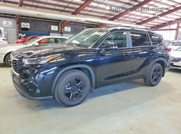 5TDKDRBHXPS022485 2023 TOYOTA HIGHLANDER Black უკანა მარცხენა