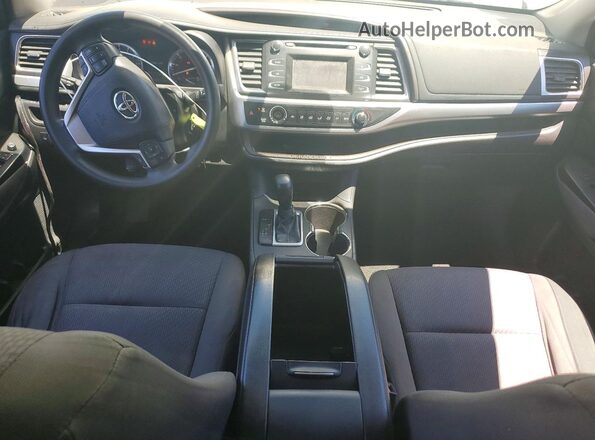 5TDZKRFH9GS144964 2016 TOYOTA HIGHLANDER White Սարքավորումների վահանակի տեսք