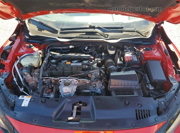 2HGFC2F67LH597478 2020 HONDA CIVIC Red Widok komory silnika