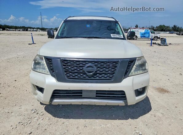 JN8AY2NE0H9700920 2017 NISSAN ARMADA White Հետևի տեսք