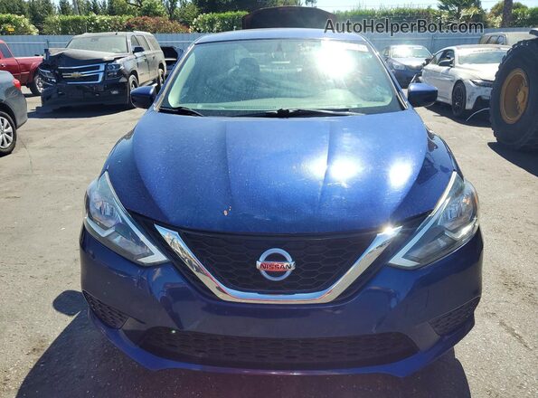 3N1AB7AP0HY241709 2017 NISSAN SENTRA Blue Widok z tyłu