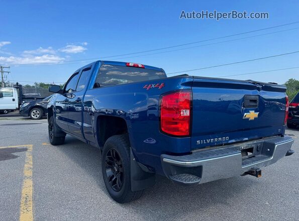 2GCVKREC4J1111440 2018 CHEVROLET SILVERADO Синий Передняя правая четверть