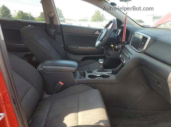 KNDPMCAC5M7901701 2021 KIA SPORTAGE Red Dashboard view