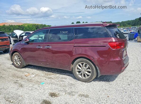 KNDMC5C13K6536886 2019 KIA SEDONA Maroon Rear left