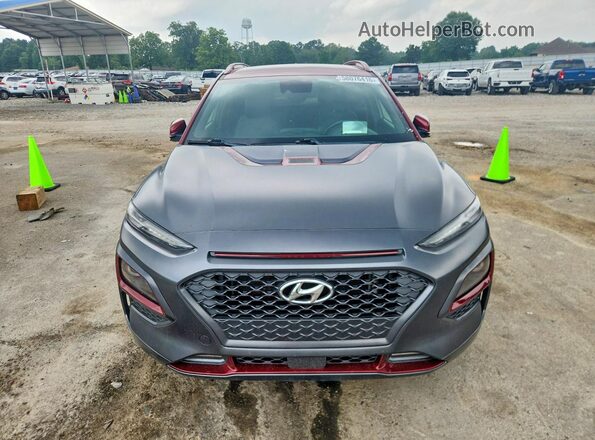 KM8K53A57KU309154 2019 HYUNDAI KONA Двухцветный Вид сзади