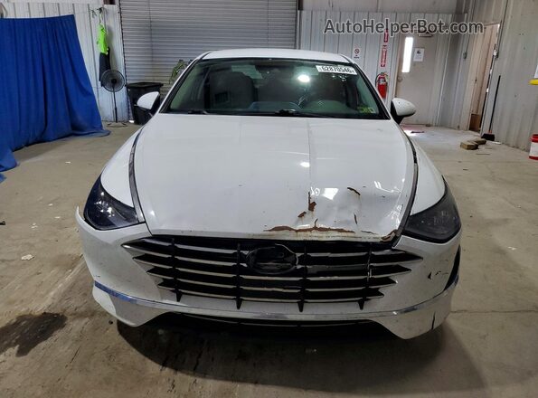5NPEG4JA6MH121768 2021 HYUNDAI SONATA White Вид ззаду