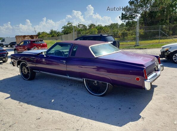 6L47S3Q426567 1973 CADILLAC ELDORADO Фиолетовый Задняя правая четверть