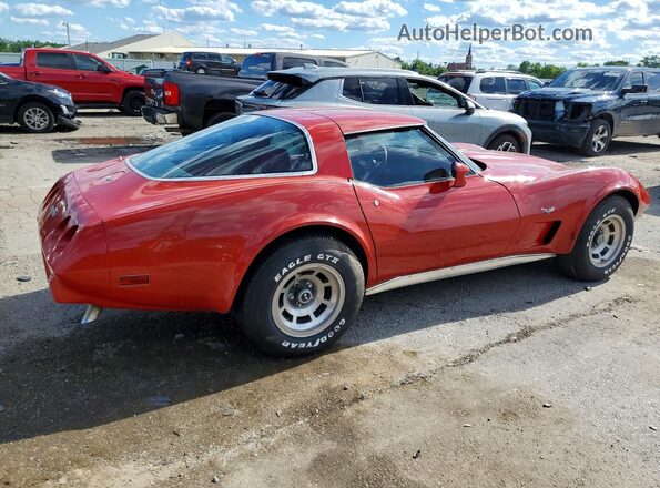 1Z8749S443183 1979 CHEVROLET CORVETTE Red Front right