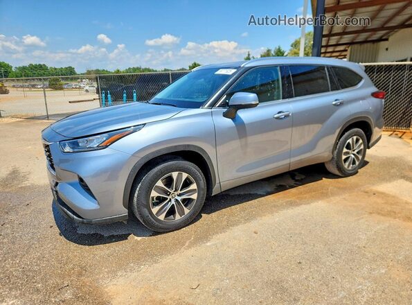 5TDGZRAH4LS013624 2020 TOYOTA HIGHLANDER Blue Հետևի ձախ