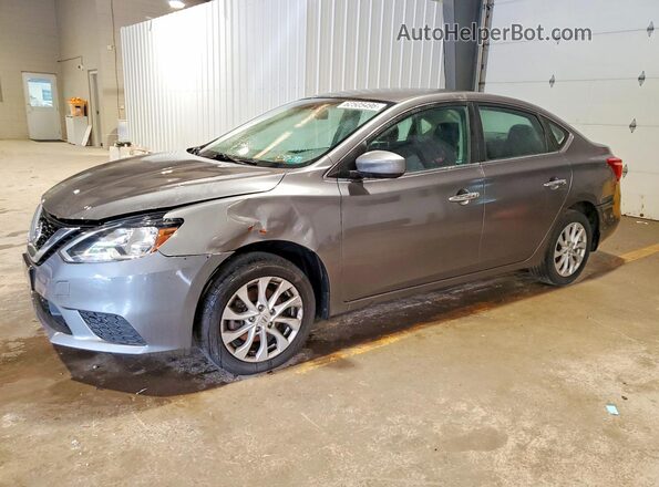 3N1AB7AP1KY239619 2019 NISSAN SENTRA Gray უკანა მარცხენა