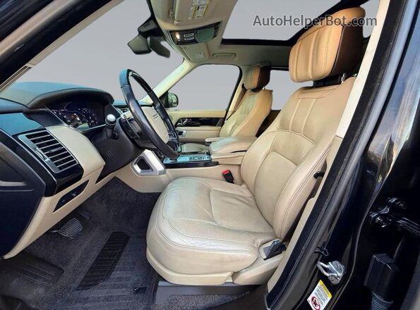 SALGS5SE0LA579304 2020 LAND ROVER RANGE ROVER Black Widok wnętrza z tyłu