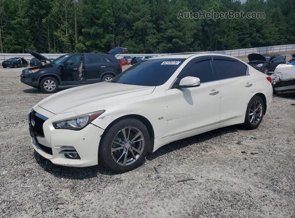 JN1EV7AR5HM837976 2017 INFINITI Q50 White Հետևի ձախ