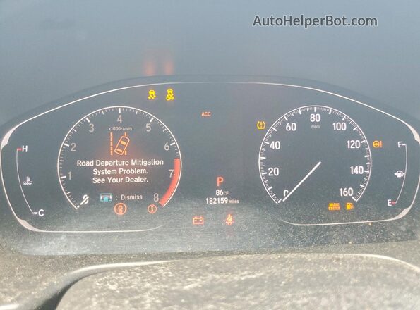 1HGCV1F37KA113545 2019 HONDA ACCORD Black Vista de los asientos traseros