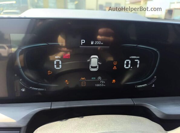 5XYP3DGC2SG614607 2025 KIA TELLURIDE Black Widok zestawu wskaźników