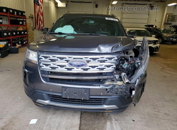 1FM5K8D89JGC71853 2018 FORD EXPLORER Black Rear view