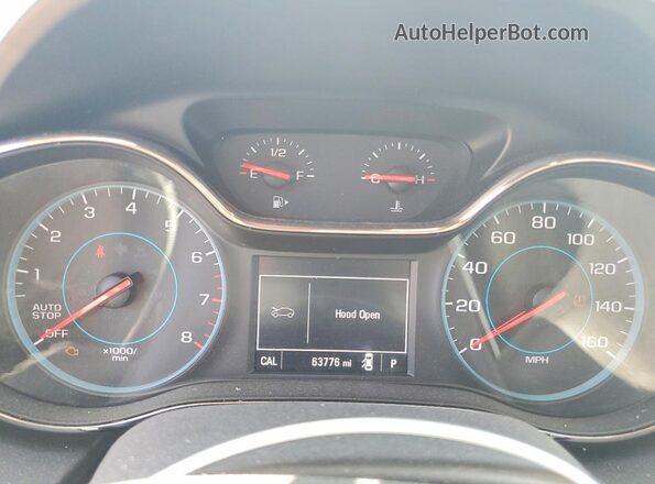 1G1BE5SM2H7279373 2017 CHEVROLET CRUZE Silver ხელსაწყოთა პანელის ხედი