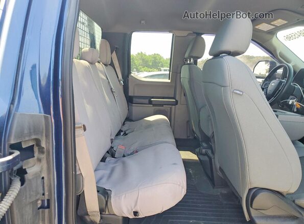 1FTFX1E44KKE72846 2019 FORD F150 Blue Вид задньої частини салону