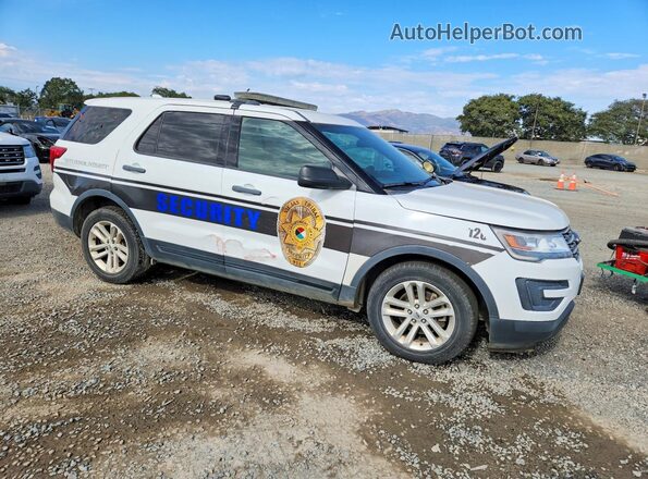 1FM5K7B85HGD55594 2017 FORD EXPLORER White წინა ხედი