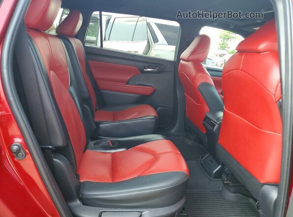 5TDKDRBH2RS533806 2024 TOYOTA HIGHLANDER Красный Вид подкапотного пространства