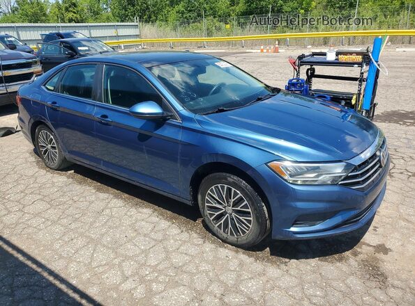 3VWCB7BU9LM031276 2020 VOLKSWAGEN JETTA Blue Front view