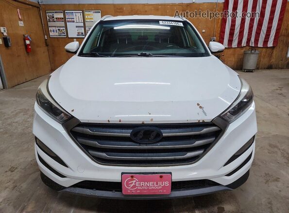 KM8J3CA22GU233597 2016 HYUNDAI TUCSON Белый Вид сзади