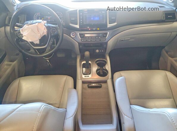 5FNYF6H63GB060282 2016 HONDA PILOT Black Вид щитка приладів