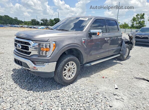 1FTFW1E87NKF23427 2022 FORD F150 Gray Tył lewy