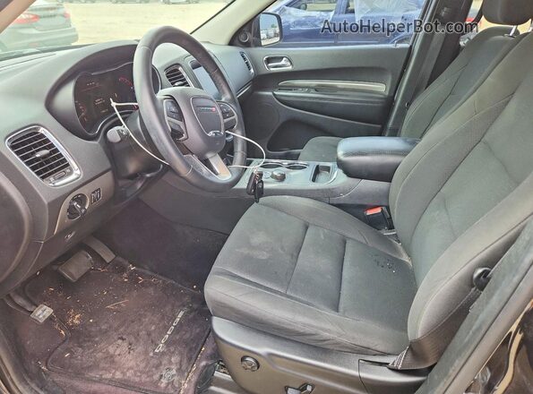 1C4RDJFG8GC442393 2016 DODGE DURANGO Черный Вид панели приборов