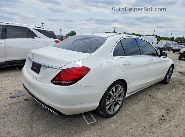 55SWF8DB4KU299675 2019 MERCEDES-BENZ C White Առջևի աջ