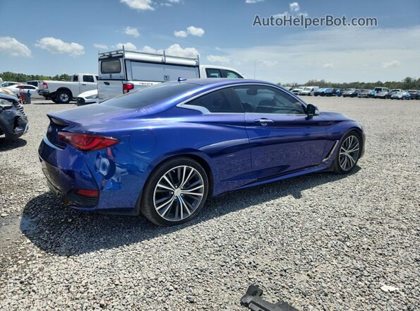 JN1EV7EK1KM230283 2019 INFINITI Q60 Blue Front right