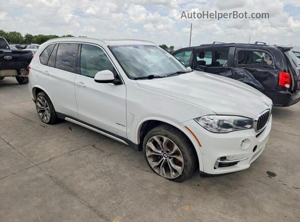 5UXKR2C53J0X10334 2018 BMW X5 White Widok z przodu