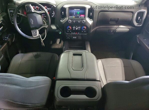1GCPYFED2MZ379381 2021 CHEVROLET SILVERADO Charcoal წინა პანელის ხედი