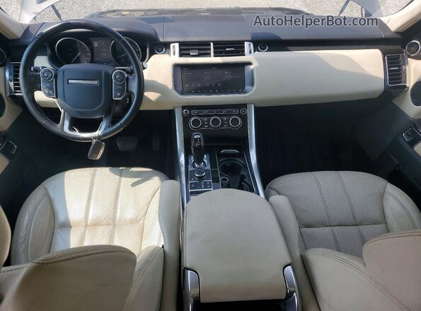 SALWR2FV5HA177169 2017 LAND ROVER RANGE Black Widok zestawu wskaźników