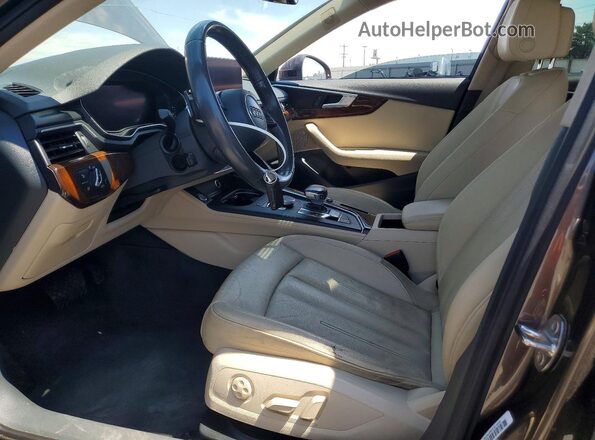 WAUENAF44HN017726 2017 AUDI A4 Brown წინა პანელის ხედი