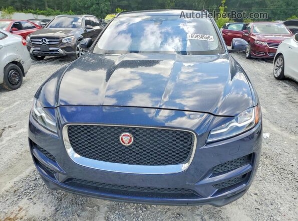 SADCK2FX5JA288623 2018 JAGUAR F-PACE Blue Vista trasera