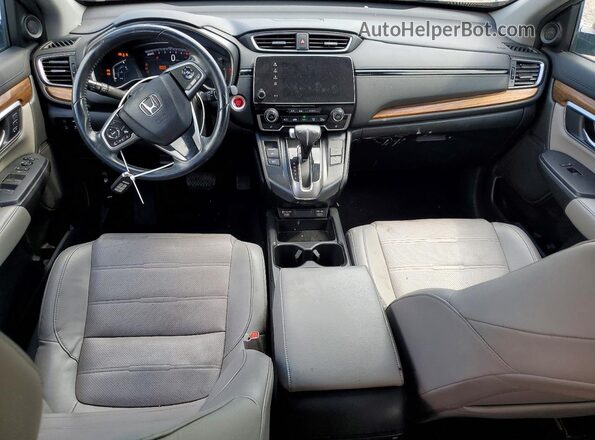 7FARW1H87LE019449 2020 HONDA CR-V Gray ხელსაწყოთა პანელის ხედი