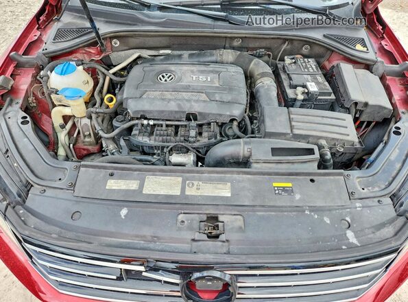 1VWAT7A35HC049750 2017 VOLKSWAGEN PASSAT Burgundy Engine compartment view