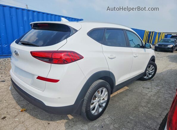 KM8J33A49KU010628 2019 HYUNDAI TUCSON Белый Передняя правая четверть