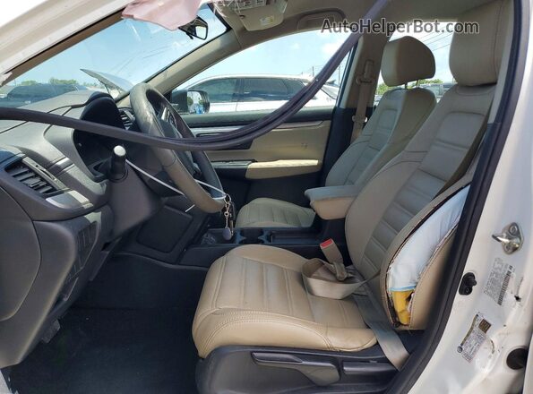 2HKRW6H33JH225671 2018 HONDA CR-V White Вид панелі приладів