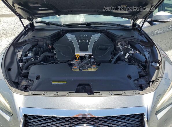 JN1EV7AP6HM732586 2017 INFINITI Q50 Silver Շարժիչի բաժամունքի տեսք